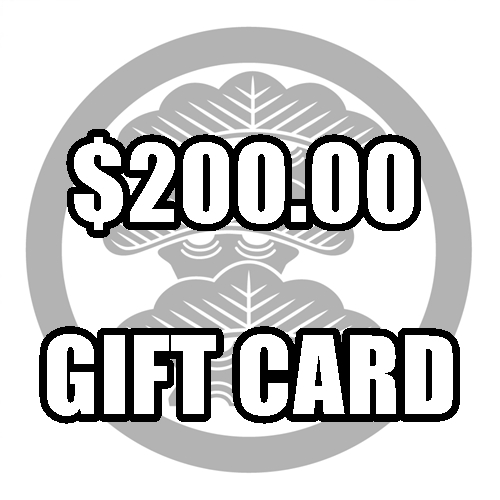 MATSU BUDOGU Gift Card ($200)