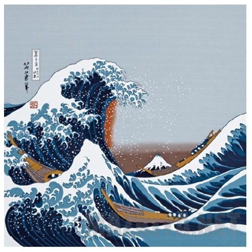FUROSHIKI (Hokusai nami)
